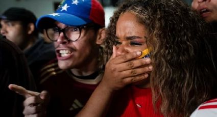 FOTOS: Venezolanos en México rompen en llanto tras triunfo de Nicolás Maduro en elecciones