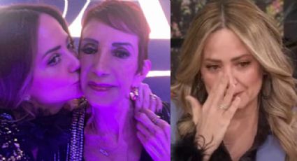 Andrea Legarreta, destrozada tras muerte de su madre; así fueron sus últimas palabras