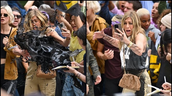 FOTOS: Actriz sufre terrible ataque al filmar una serie; le arrojaron aceite falso