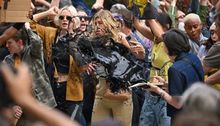 Jennifer Aniston es atacada mientras filma The Morning Show