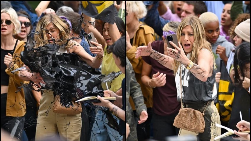 FOTOS: Actriz sufre terrible ataque al filmar una serie; le arrojaron aceite falso