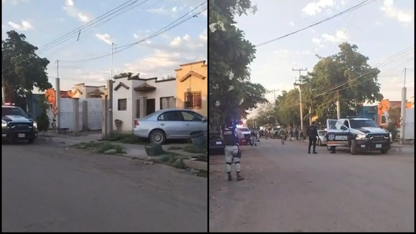 FOTO: Balacera en Ciudad Obregón deja a una persona herida en la colonia Santa Fe
