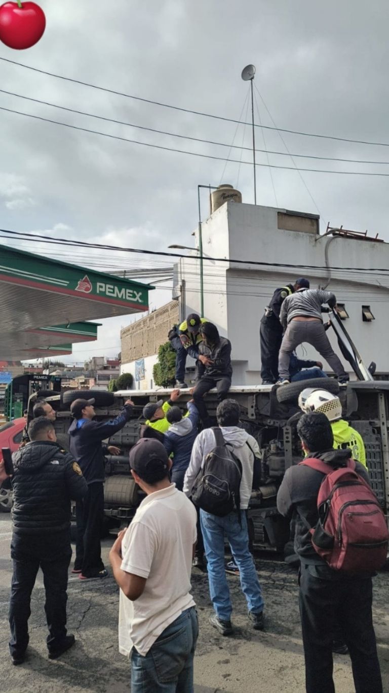 Accidente en la calzada Ignacio Zaragoza