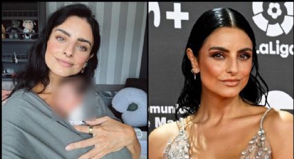 Tras viaje a África, Aislinn Derbez se deja ver con nuevo bebé y pide consejos a sus fans