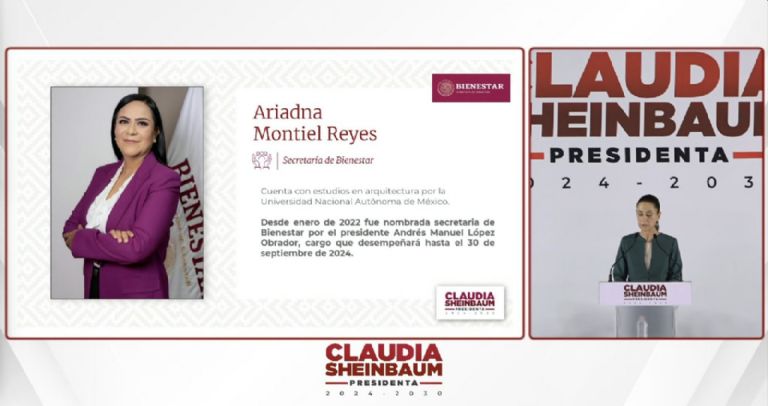 Ariadna Montiel se queda en la Secretaría del Bienestar