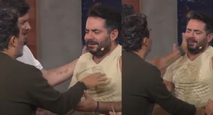 "No mam... pen...": Raúl Araiza da cachetada a José Eduardo Derbez en 'Miembros Al Aire'