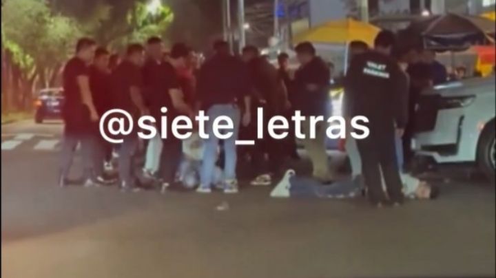 VIDEO: Captan brutal golpiza a clientes del Bar Bunny, en Paseo Acoxpa, Tlalpan