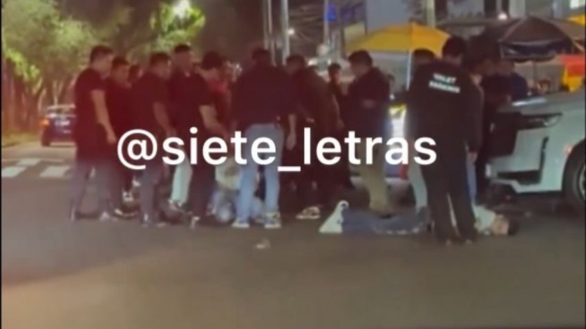 VIDEO: Captan brutal golpiza a clientes del Bar Bunny, en Paseo Acoxpa, Tlalpan