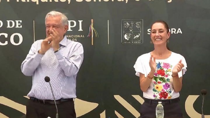 Sheinbaum y AMLO llegan a Guaymas; supervisan con Durazo Plan de Justicia del Pueblo Yaqui