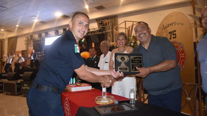 Bomberos Navojoa obtienen el primer lugar en las competencias anuales del Estado de Sonora