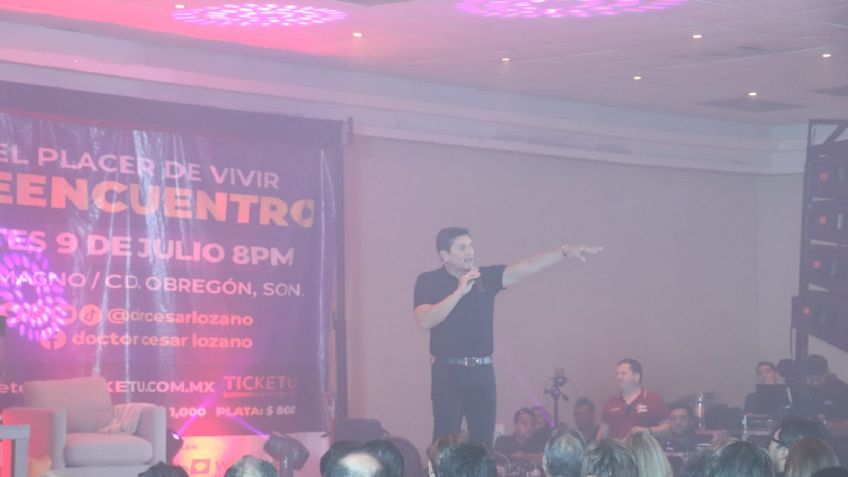 Ciudad Obregón: Cruz Roja realiza evento a beneficio con César Lozano en Centro Magno