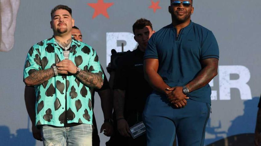 Andy Ruiz y Jarrell Miller tienen su primer cara a cara, previo a la guerra de pesos completos