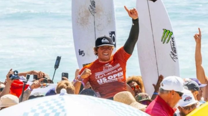 ¡Histórico! Aland Cleland es el primer mexicano en ganar el US Open de Surf
