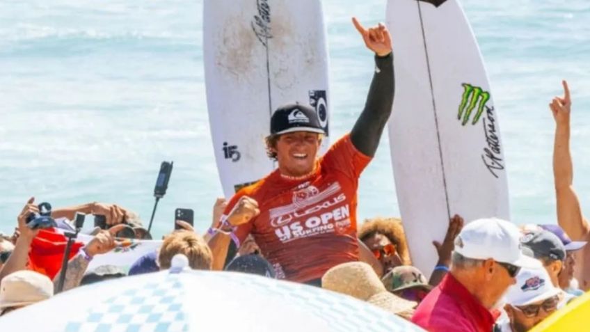 ¡Histórico! Aland Cleland es el primer mexicano en ganar el US Open de Surf