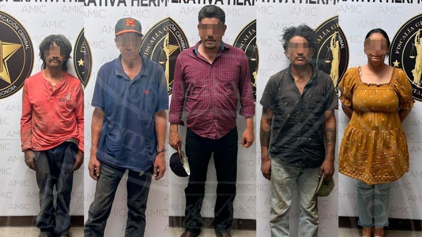 Caen cinco personas y aseguran droga e hidrocarburo tras cateo a llantera de Hermosillo