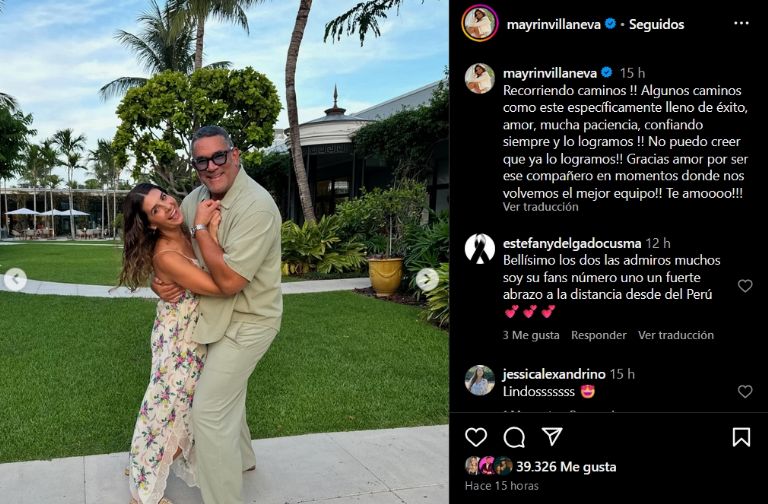 Mayrín Villanueva envía mensaje a Eduardo Santamarina