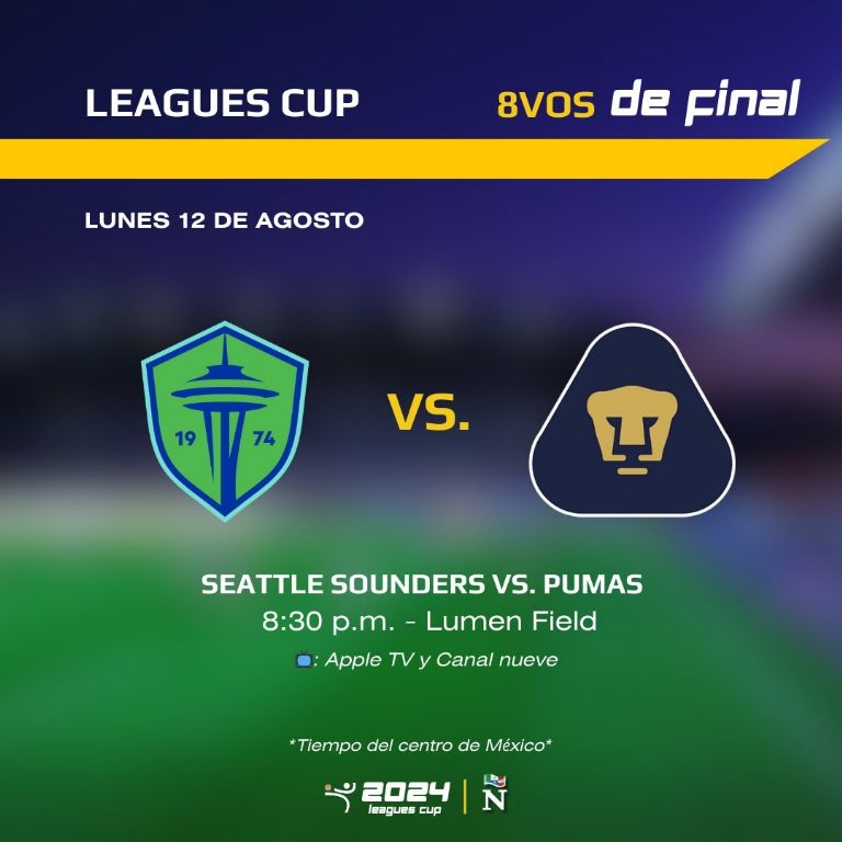 Pumas vs Seattle Sounders EN VIVO