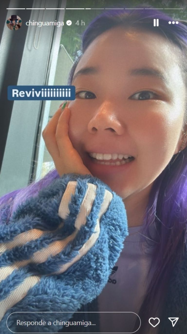 'Reviví', informó Chingu Amiga en redes