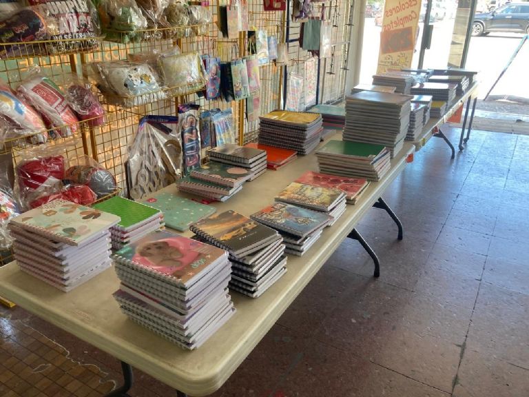 Útiles escolares para el nuevo periodo escolar. Foto: Tribuna