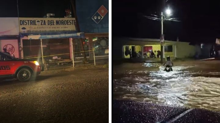 Lluvia torrencial causa estragos en el municipio de Navojoa