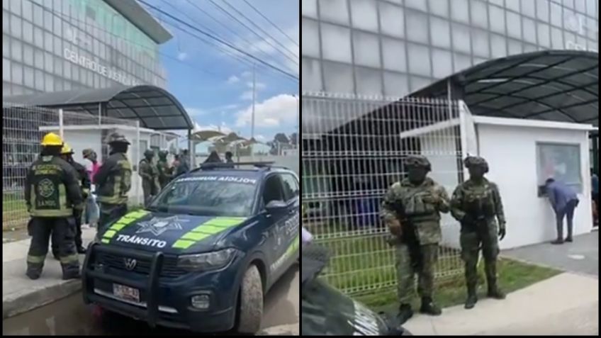 Penal de Puebla entra el alerta por amenaza de bomba; evacuan a todos tras llamada