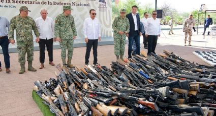 Destruyen 673 armas de fuego y munición confiscados al crimen organizado en Sonora