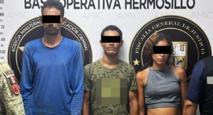 Catean casa en Hermosillo y detienen a tres personas con droga; una menor fue rescatada