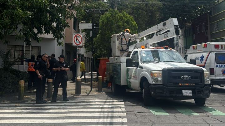 Fatal accidente: Hombre muere electrocutado al tocar cables de alta tensión en la Narvarte