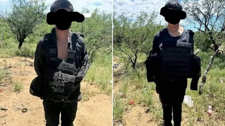 Capturan a tres niños sicarios al norte de Sonora; iban armados con fusiles de asalto