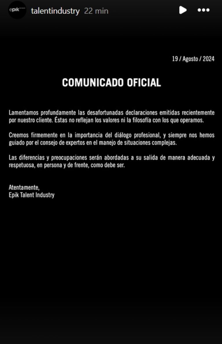 Agencia de Ricardo Peralta le da la espalda al famoso