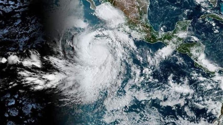 Ya es huracán: Carlotta se intensifica y es categoría 1 en la escala Saffir-Simpson
