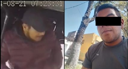 FOTO: Identifican a sujeto armado que asaltó con lujo de violencia a una combi en Puebla