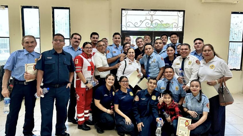 Departamento de Bomberos en el municipio de Huatabampo festeja su día