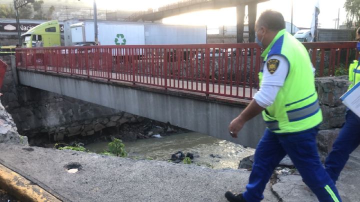 Macabro hallazgo: Localizan cadáver flotando en el Río de los Remedios, en Tlalnepantla