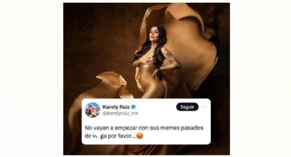 Enfurecida, Karely Ruiz responde a burlas hacia su embarazo y próxima hija