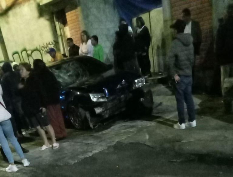 Atropellan a una mujer y su bebé en la México-Cuernavaca. Foto: Twitter