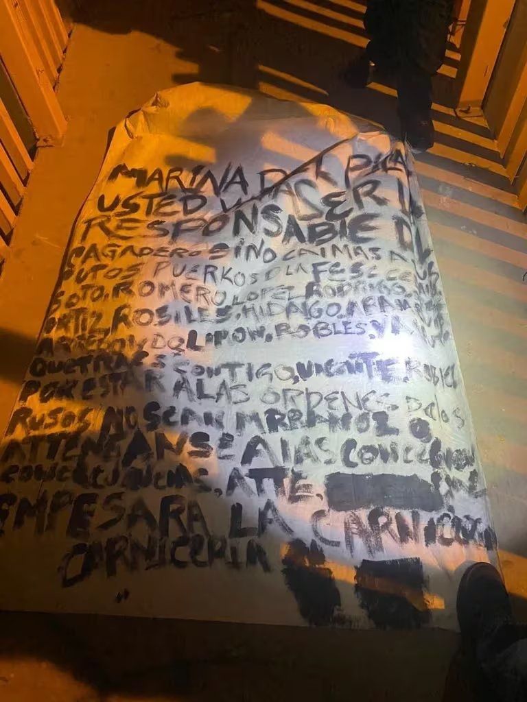 Narcomanta en Mexicali dirigida contra la gobernadora Marina del Pilar