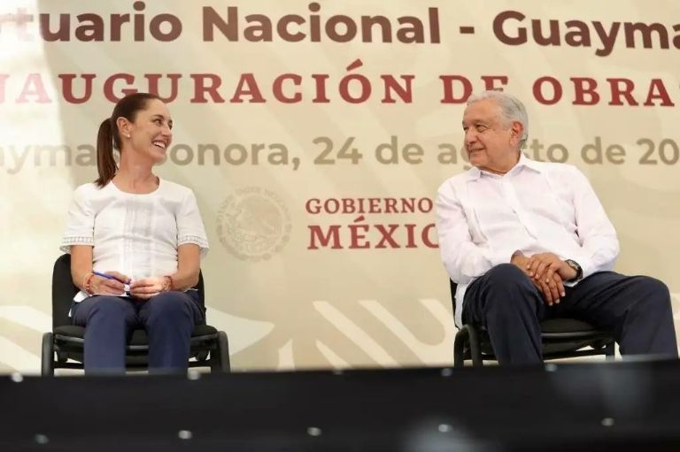AMLO confirmó una nueva visita a Sonora, de la mano de Sheinbaum Pardo. Foto: Facebook