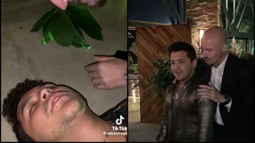 ¿No quería casarse? Filtran que Nodal se hipnotizó antes de su boda con Ángela Aguilar