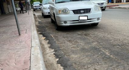 Reparación 'a medias' de calles en Navojoa genera caos vial