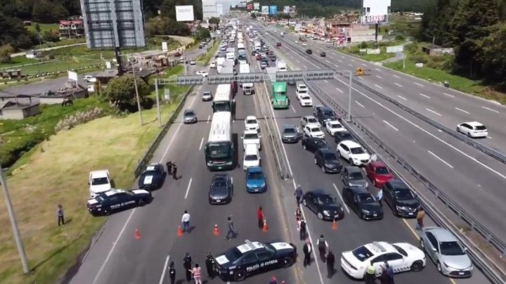 Bloqueo en la México-Toluca: Comunitarios se retiran pero amagan con más protestas