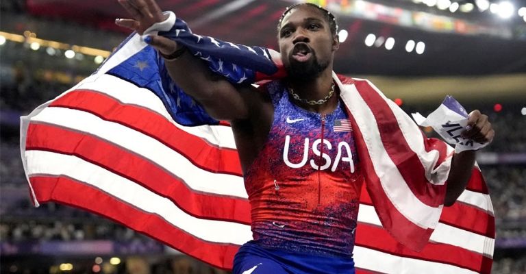 El norteamericano celebra su victoria