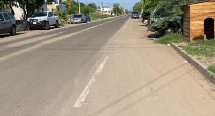 Exceso de tierra comienza a ‘comerse’ las calles recién pavimentadas en Navojoa