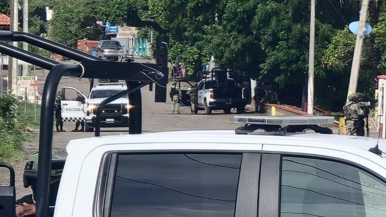 Enfrentamiento en Culiacán