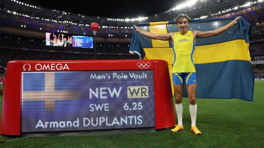 El cielo es el límite; Armand Duplantis bate el récord mundial de salto con pértiga