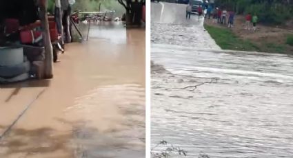 Lluvias dejan incomunicadas a comunidades en la región del Mayo