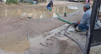 Fraccionamiento Jacarandas, otra víctima más de los drenajes colapsados en Navojoa