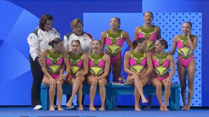 México conquista con rutina de Natación Artística en París 2024; logran ovaciones de pie