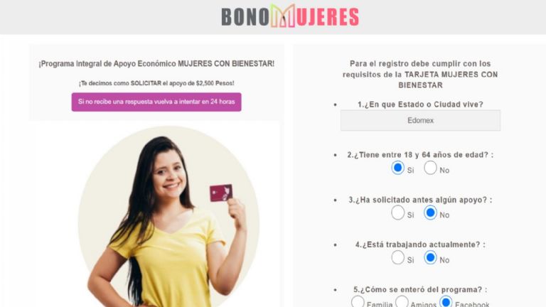 Bono Mujeres no existe en México. Foto: Internet