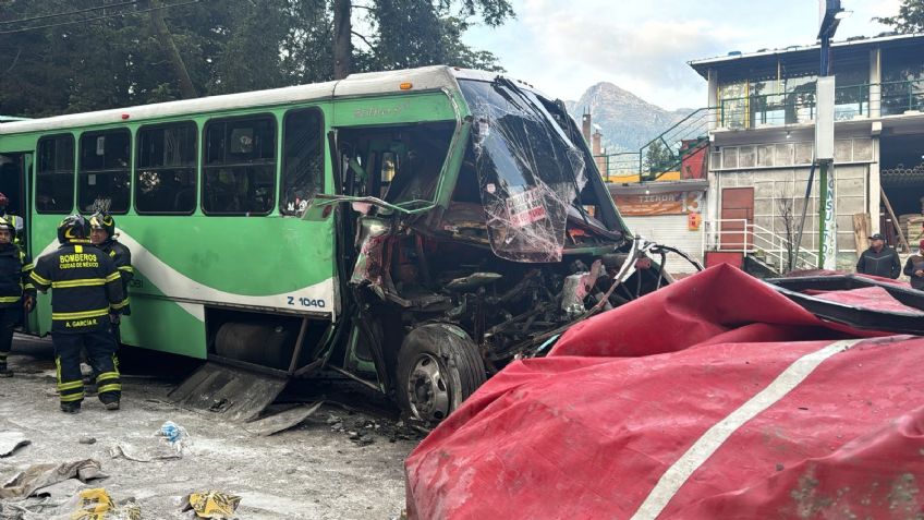 20 lesionados tras fuerte accidente en la carretera Picacho-Ajusco en Tlalpan